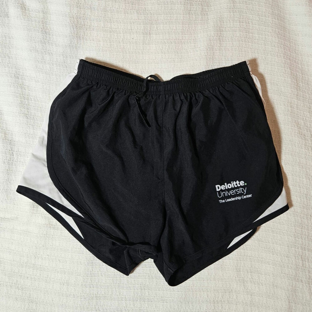 NEW Deloitte University Black Sport-Tek 3.25" Cadence Shorts, Women's Medium